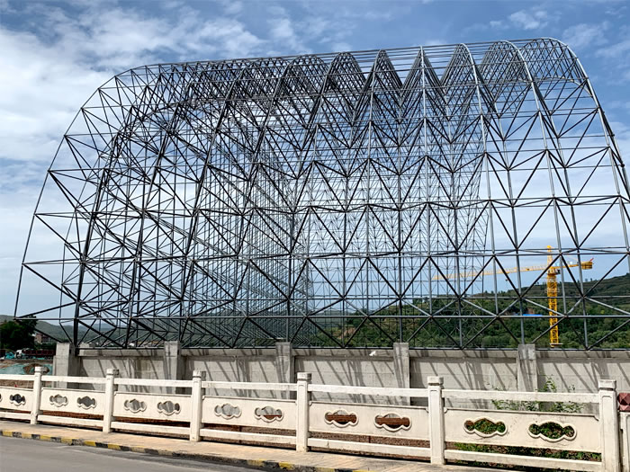 濮阳山寨矿储煤棚网架